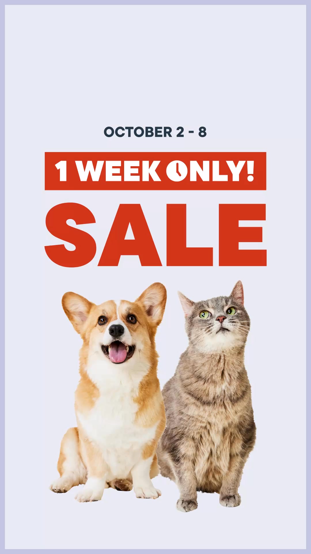 1 week only! SAVE on dog & cat food, treats, bedding and much more ...