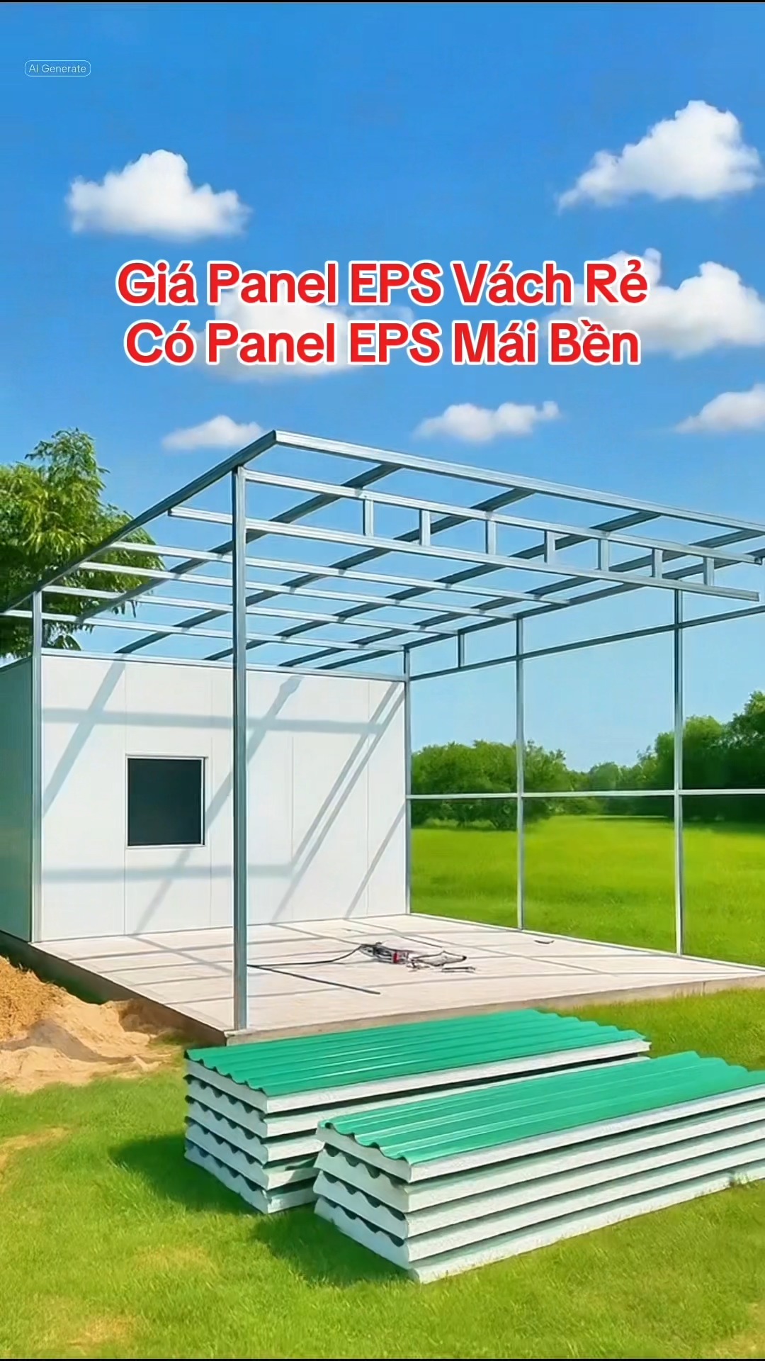 Giá Panel EPS Vách Rẻ Có Panel EPS Mái Bền. Video Thiết Kế Mô Phỏng ...