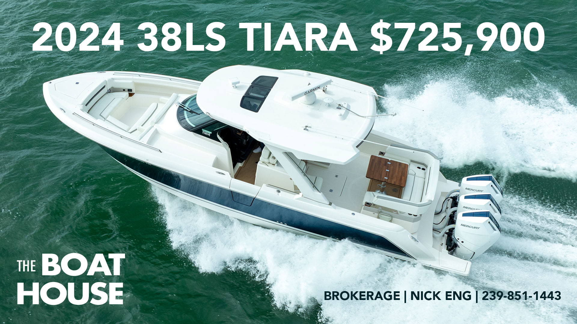 JUST LISTED 2024 38 LS by Tiara Yachts Presented by Nick Eng, GM