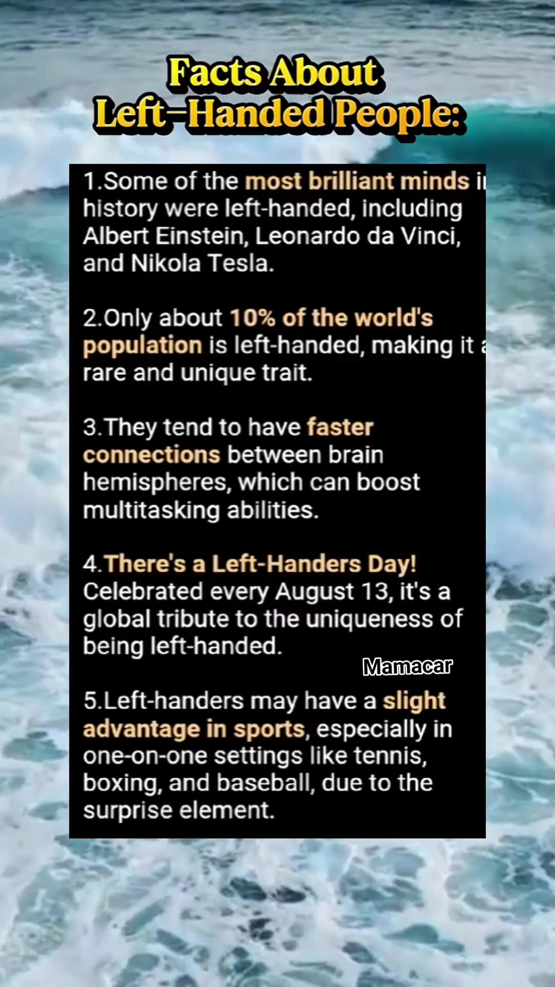 Facts About Left-Handed People:#LeftHandedFacts #UniqueMinds #LeftyLife ...