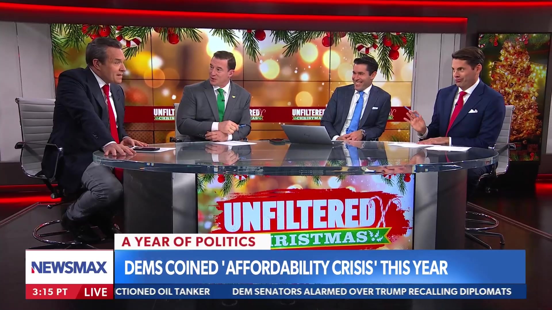 It's an 'UNFILTERED' Christmas with NEWSMAX's biggest primetime ...