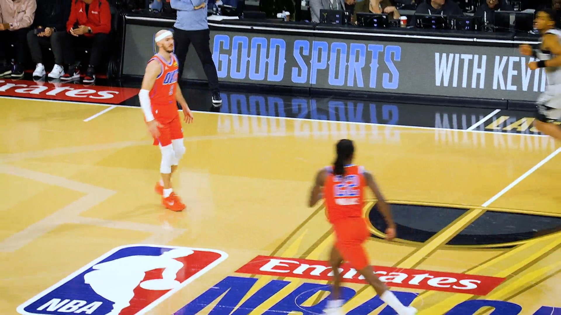 Go behind the scenes with the Spurs and Thunder during their thrilling ...