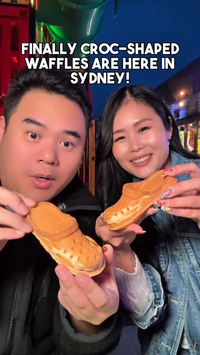 The viral Croc-shaped waffle from Japan & Korea just landed in Sydney ...
