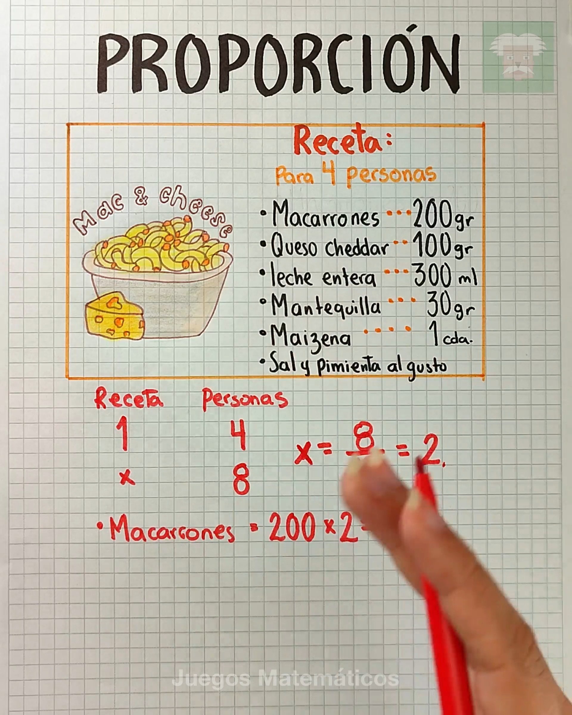 Te enseño Proporción con un ejemplo del día a día (Wow 😱) | Te enseño ...