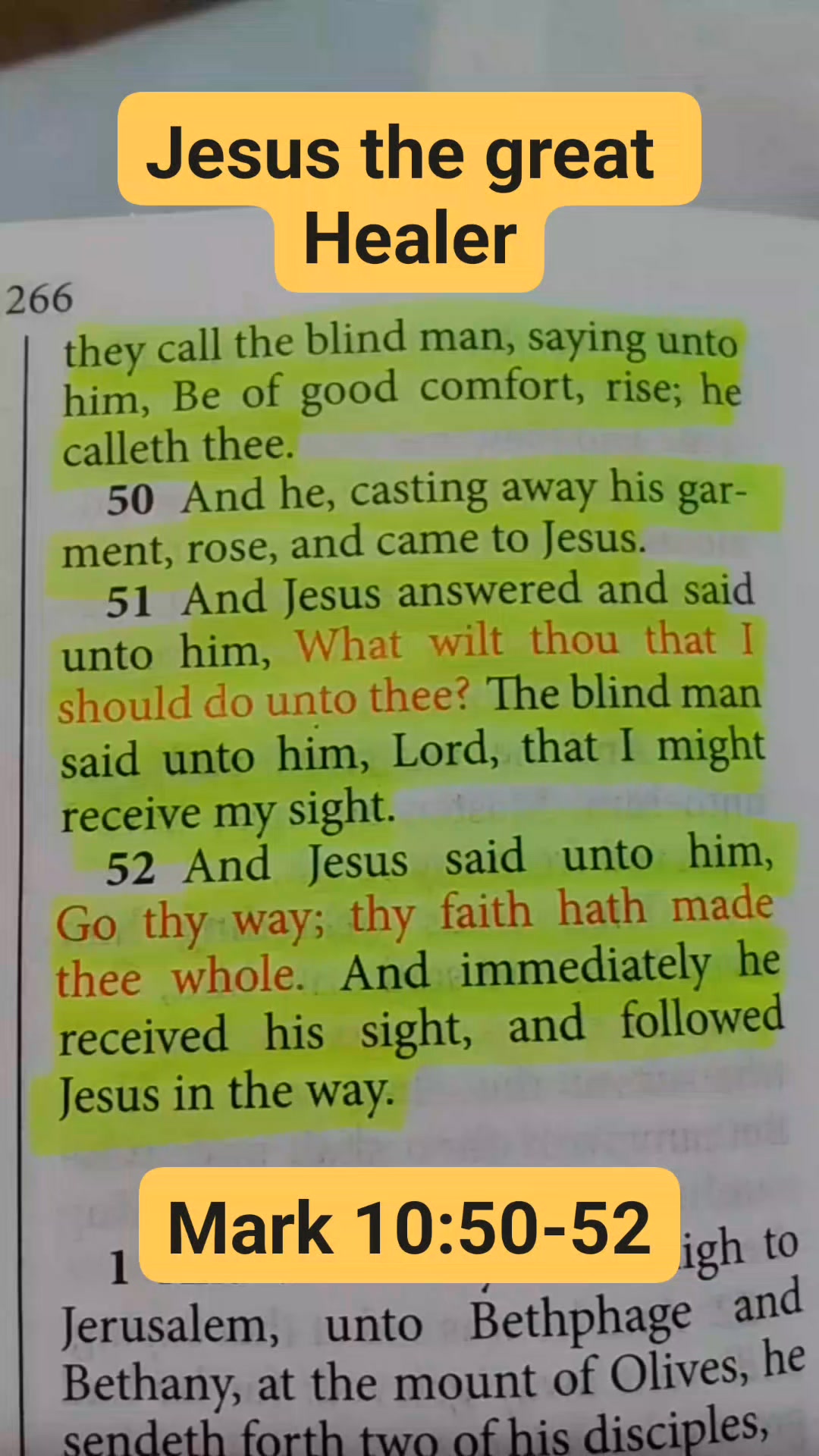 Mark 10:50-52 #everyoneシ゚ | Marites Achas | Facebook
