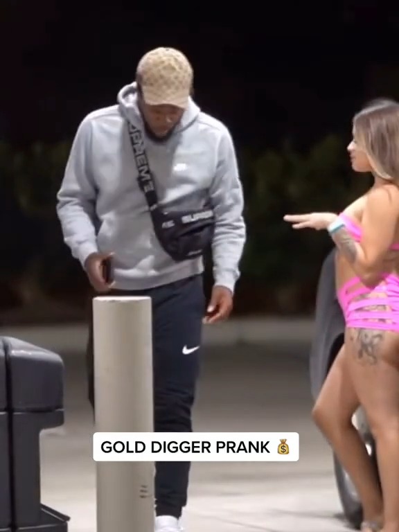 GOLD DIGGER PRANK💵💵 viral trending golddigger prank reels _part1