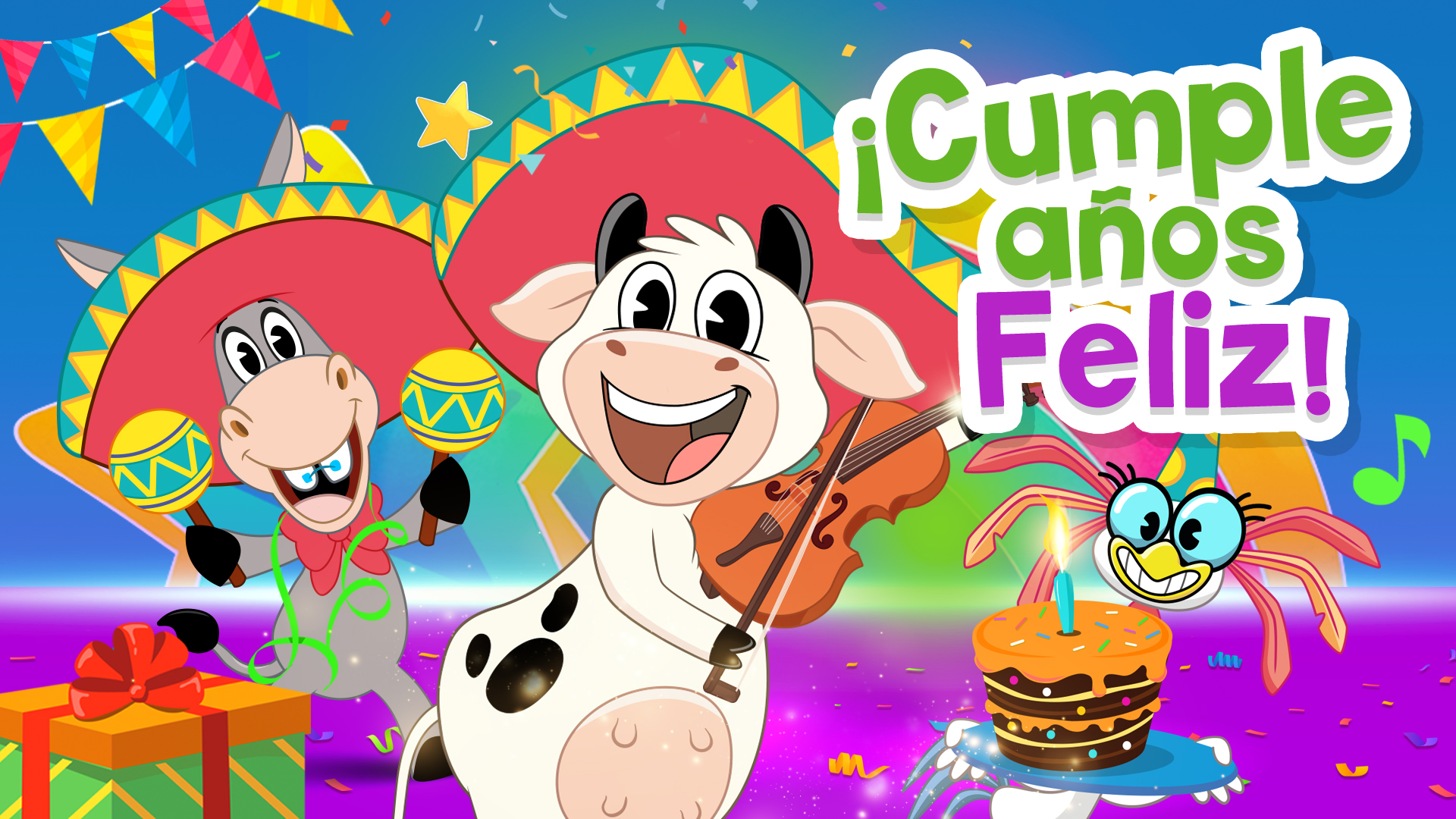 ¿Y cómo hace la vaca? 🎤🎶 Únete a mi fiesta musical ¡Muge un mu mu mu en ...