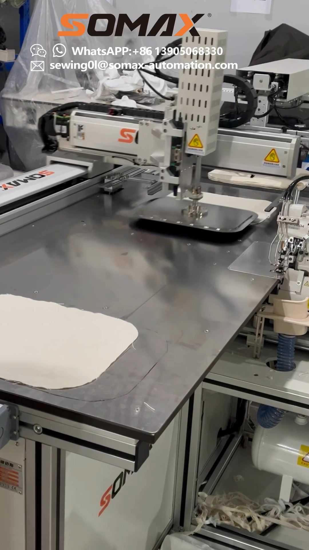 SOMAX Automatic Overlock Template Sewing Machine # ...