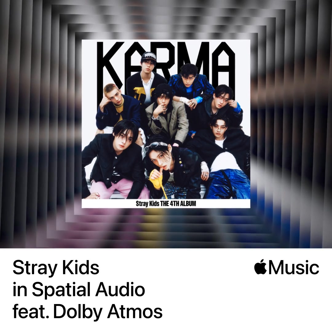 Apple Music] Experience Stray Kids' new release “KARMA” all around