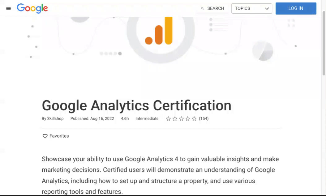 Now in 22 languages! Check out the Google Analytics 4 training program ...