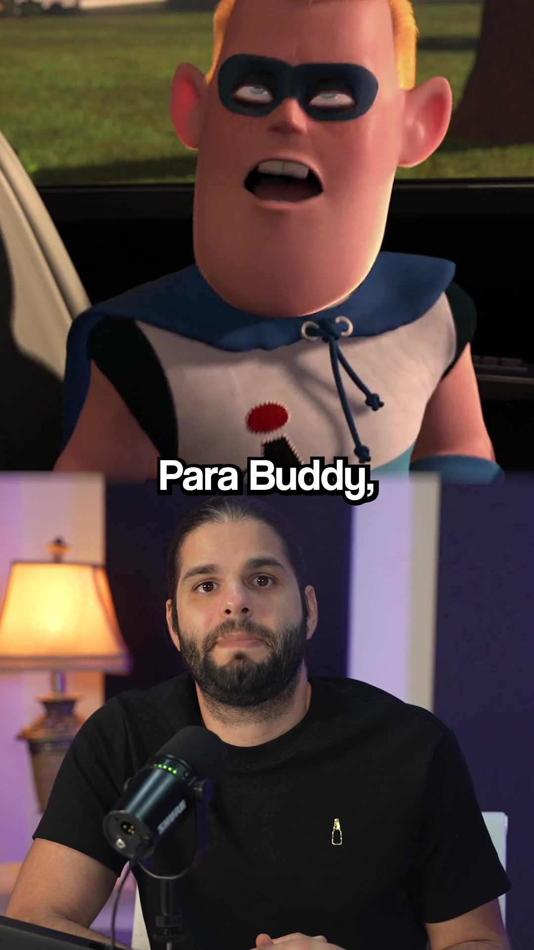 Para Buddy, que carecía de una figura paterna Mr Increíble era su héroe ...