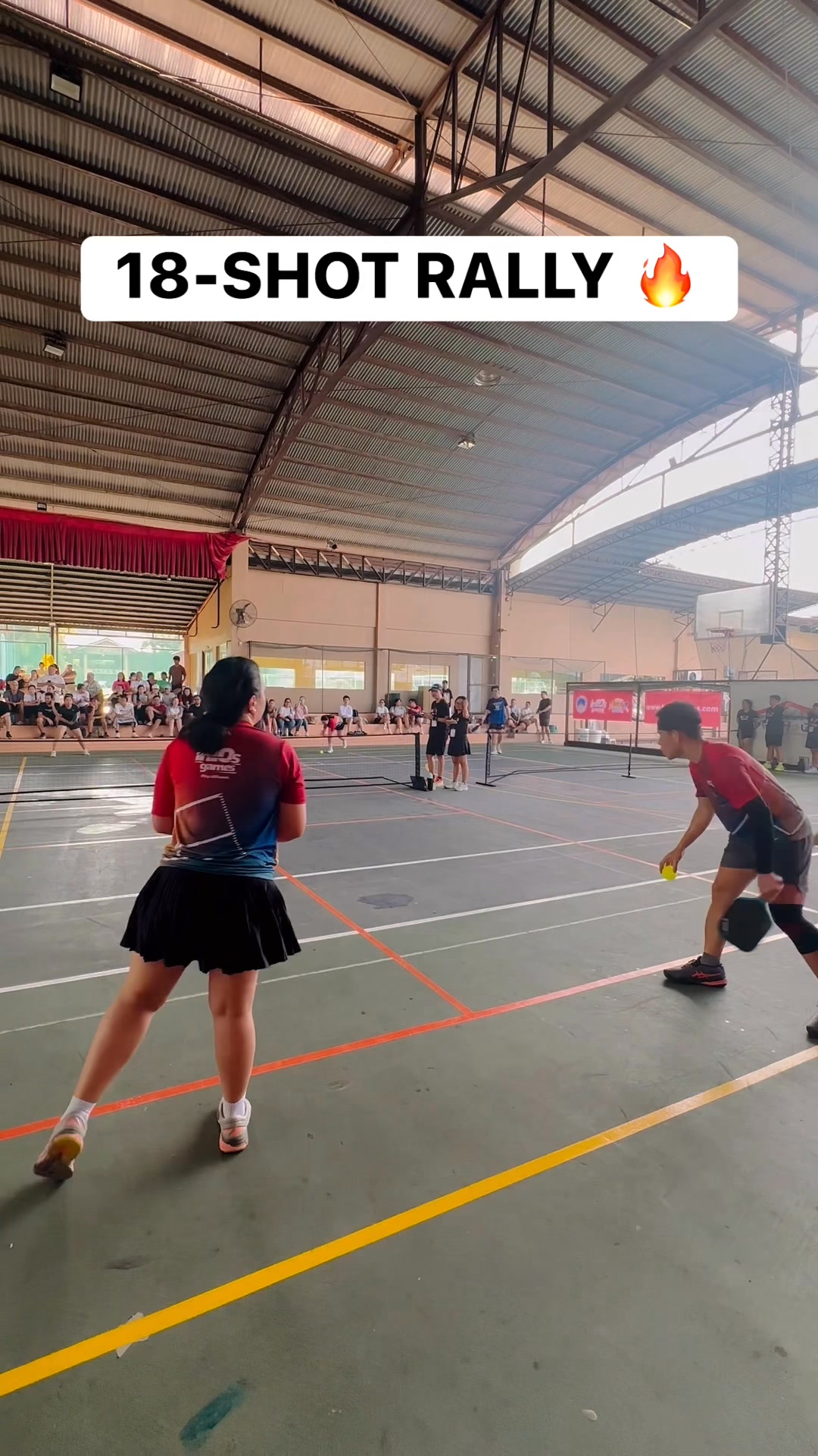 EYE-HAND COORDINATION = ️ Watch this 18-Shot Rally between Team Naga ...
