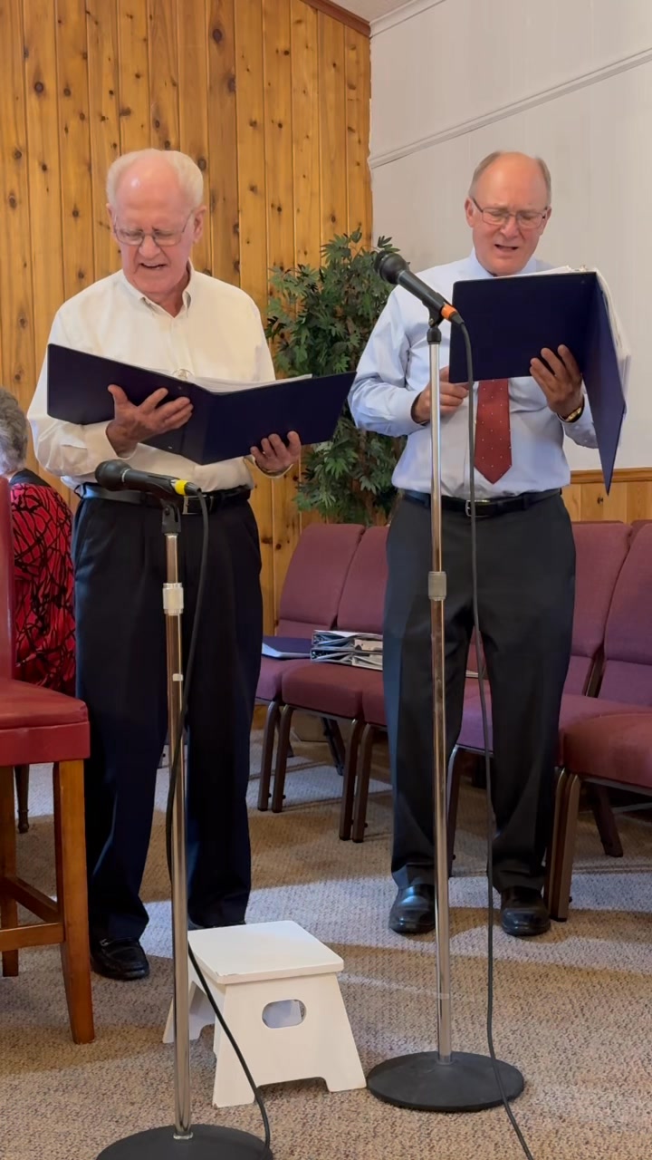 Singing service this evening. So blessed to have Bro Wayne Brown with ...