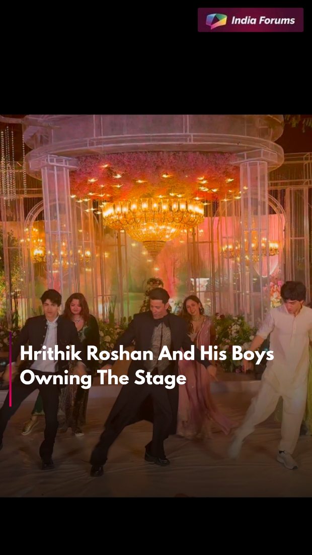 Just Hrithik Roshan and his sons taking over the stage with their power ...