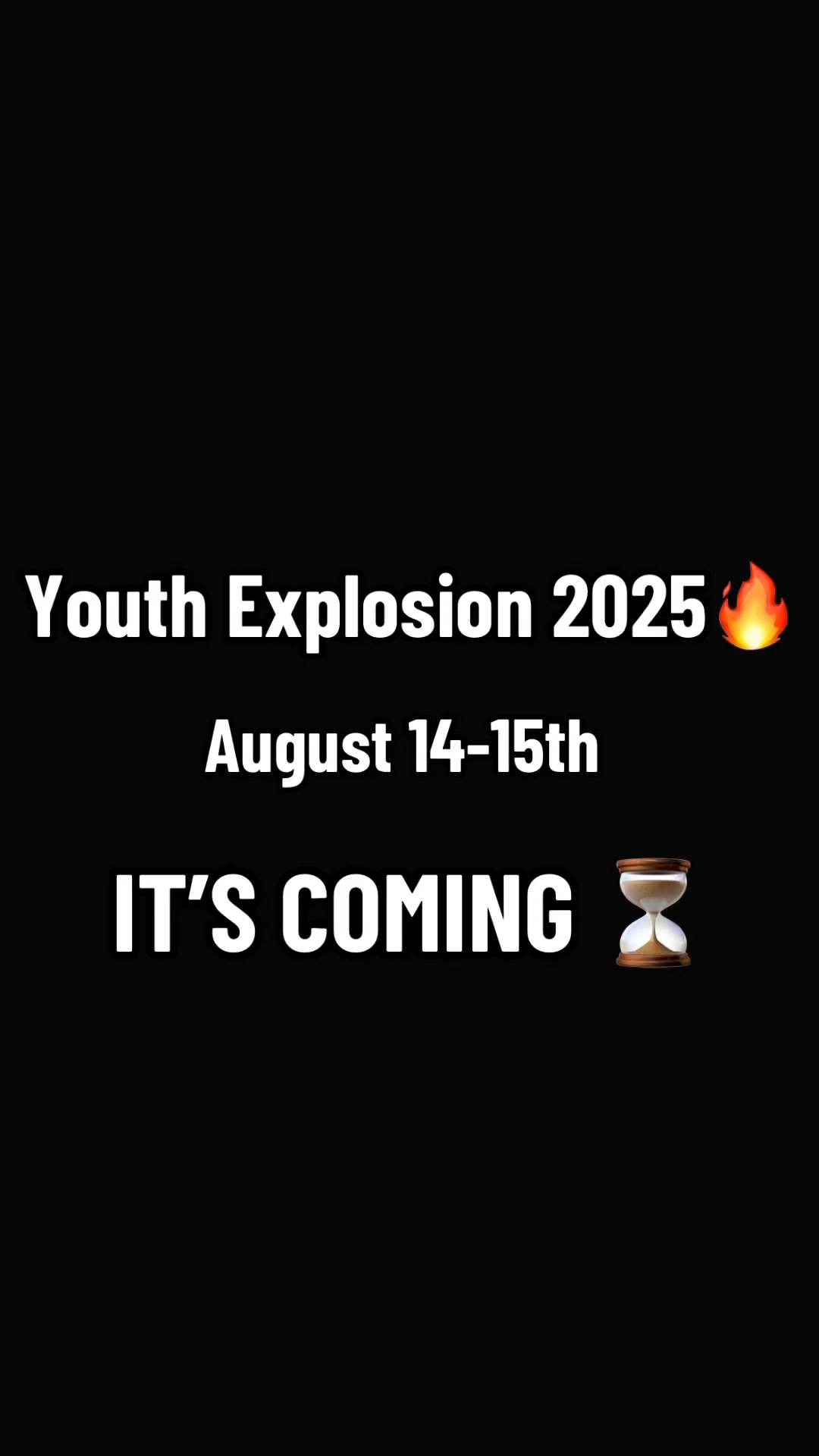 YOUNG AND ON FIRE FOR GOD! 🔥THE YOUTH EXPLOSION IS ALMOST HERE! LET’S ...