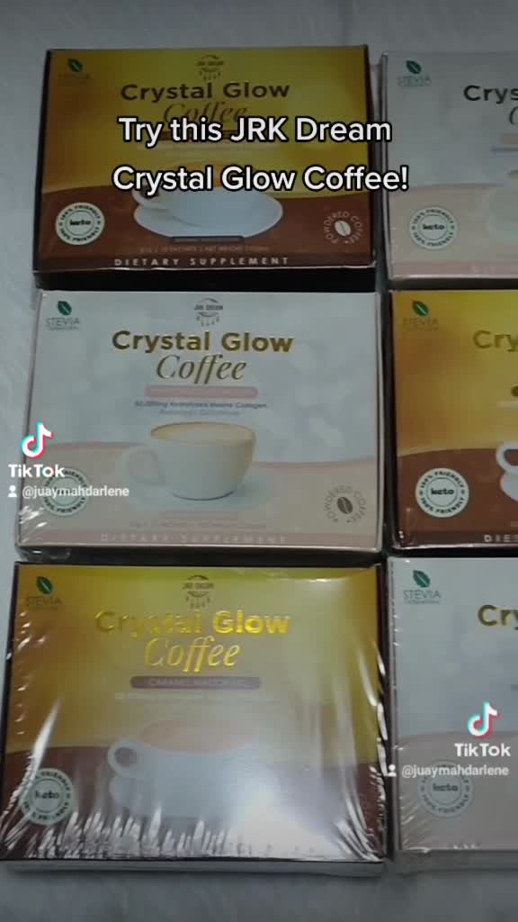 Coffee with Collagen & Glutathione? ☕ Try this JRK DREAM MAIN ✨Crystal Glow Coffee✨, FLAVORS:, ✓ Caramel Macchiato 🍮, ✓ White Chocolate Mocha 🍫, SRP: 379php/box, HONEST THOUGHTS & REVIEWS:, • True to 