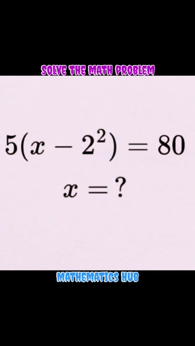 Solve the math problem #viralreels #viral #maths #solve #simplify ...
