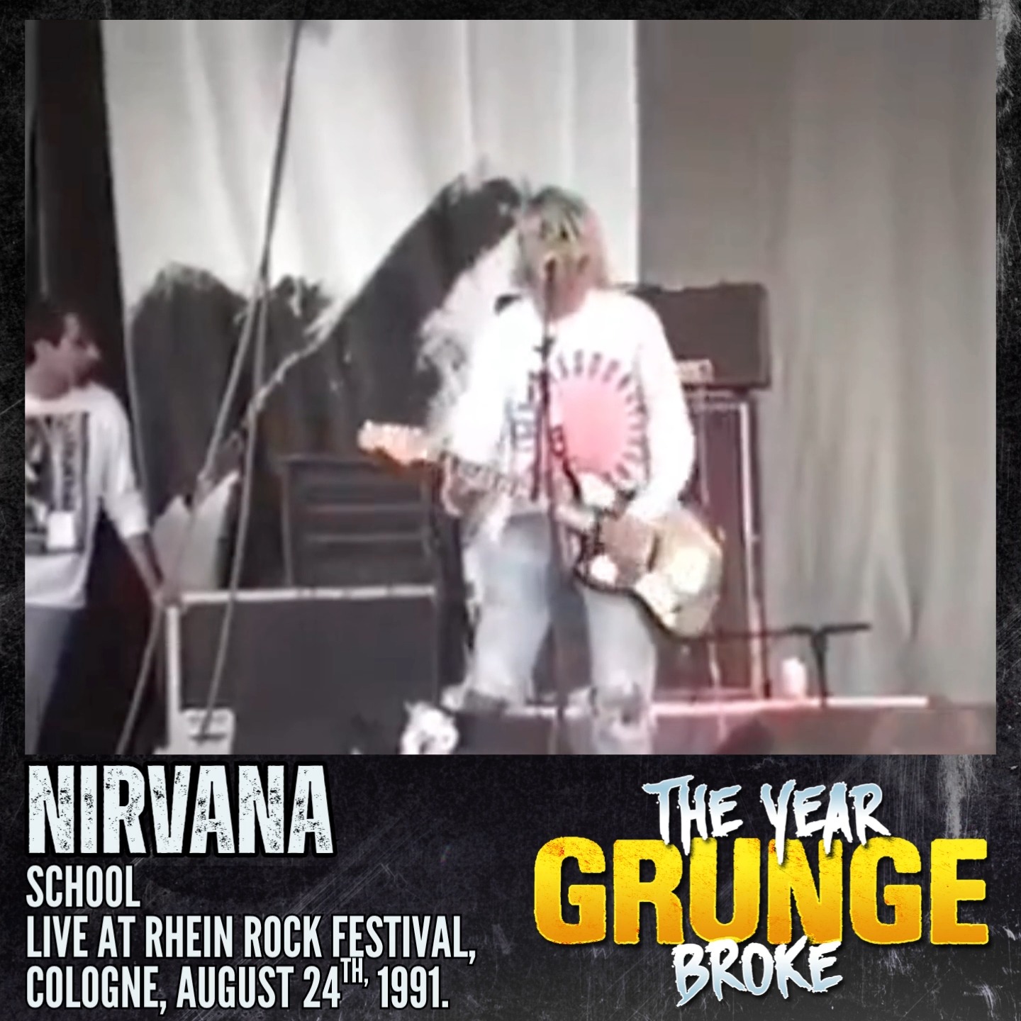 NIRVANA - School - Live at Rhein Rock Festival, Tanzbrunnen