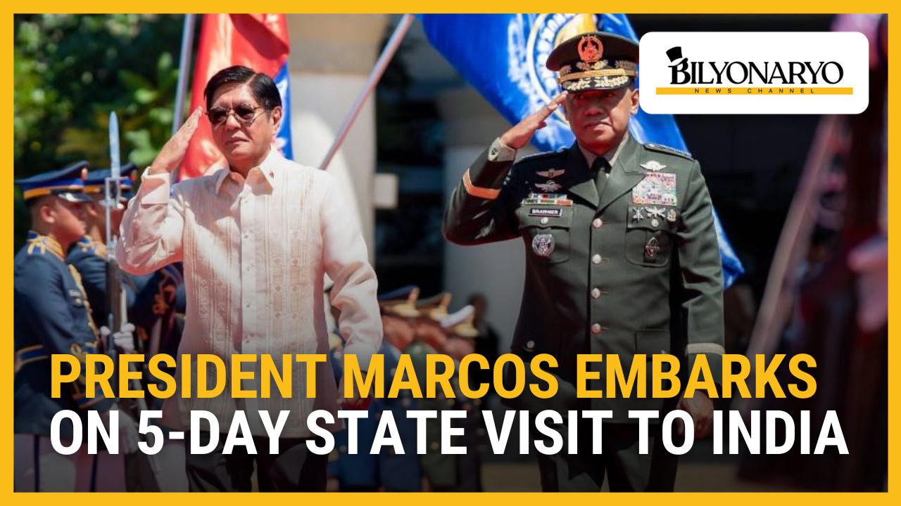 #NewsfeedAtNoon | President Bongbong Marcos flew to India this morning ...