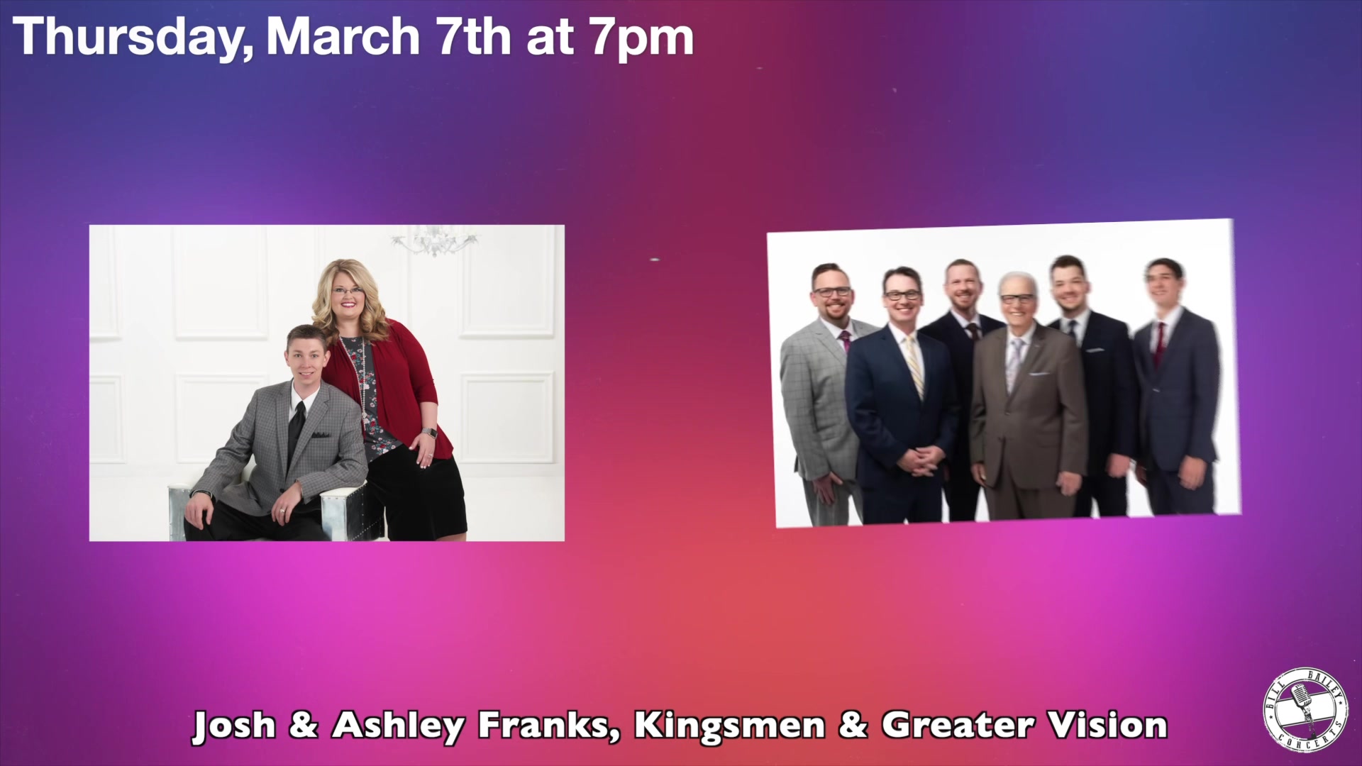 “The Northeast Louisiana Gospel... - Bill Bailey Concerts | Facebook