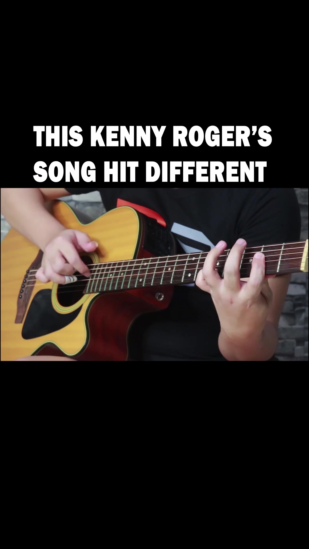 this kenny rogers song hit different #viralreelsシ | JomariGuitar TV ...