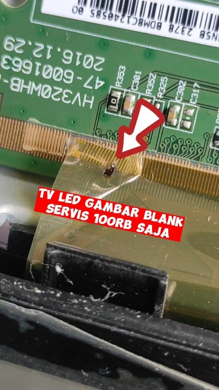 TV LED gambarnya blank ada suaranya,servis 100rb saja #tvled #servis # ...