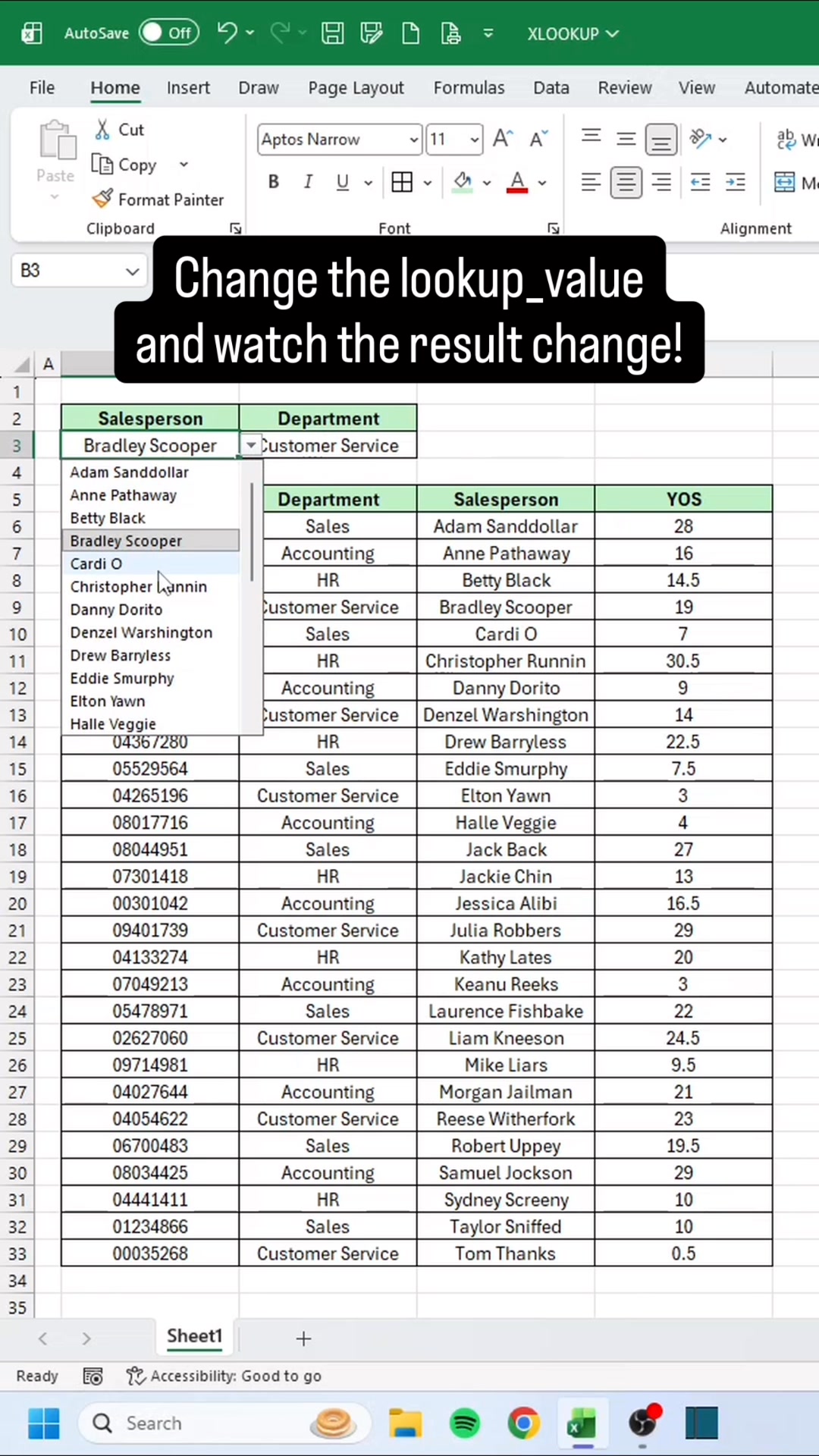 XLOOKUP 🙄 ️ and follow for daily tips! 🗂️ Save this post for future ...