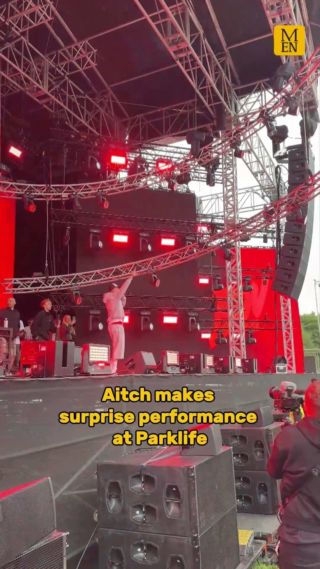 Manchester rapper Aitch has made a guest appearance at Parklife 2025 ...