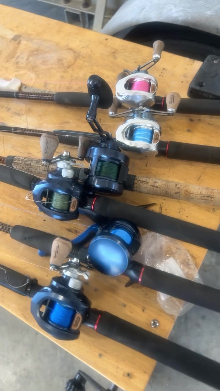 bream tackle box Tacklebox Blue Swirl uhmwpe improved utility and functionality Rompin Sailfish No.3 on Type:M FOUR NINETEEN 7’ 6” 3 Weight Rod