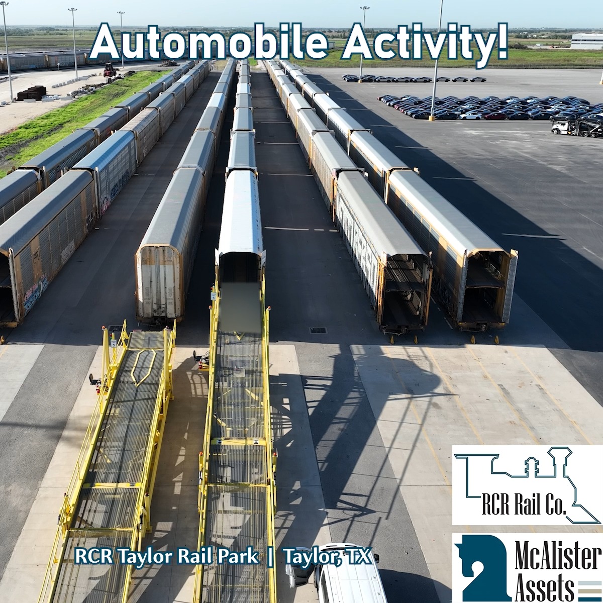 A bird’s-eye view of precision in motion! At RCR Taylor Rail Park, our ...