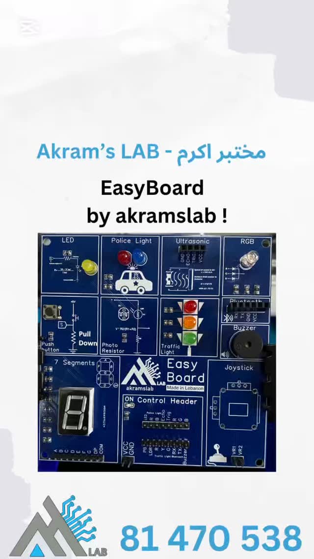 EasyBoard by akramslab! @pcbway #akramslab #pcbway #learn #tech #news ...