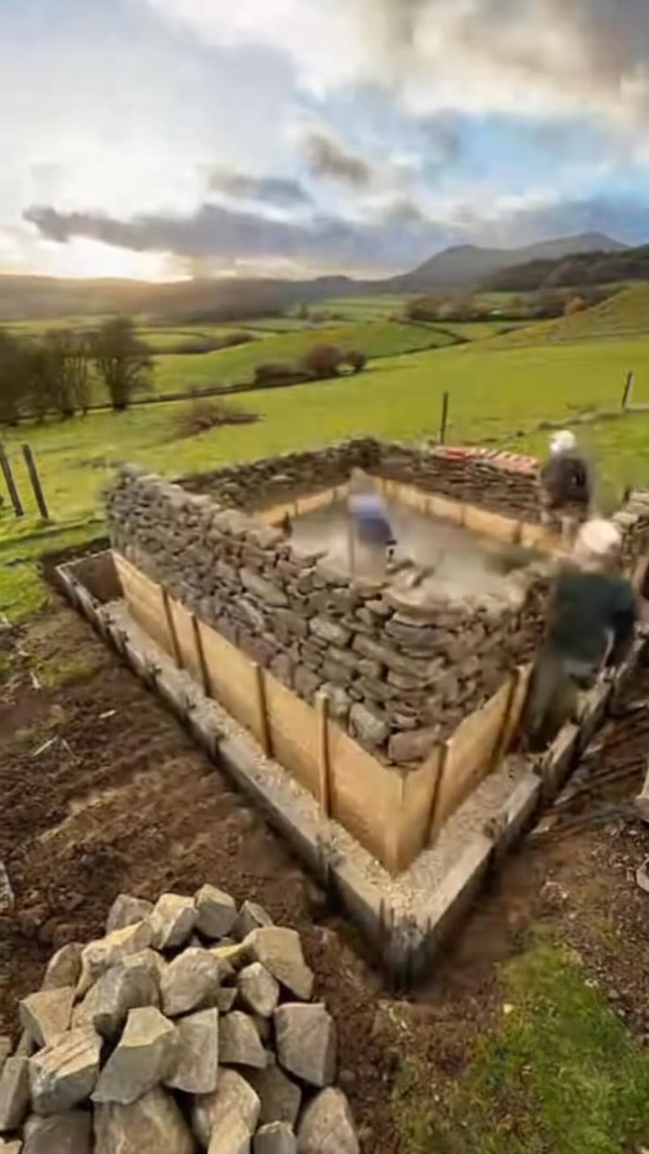 We make the house using stone without bricks | Bang Mamat Bolo Bolo ...