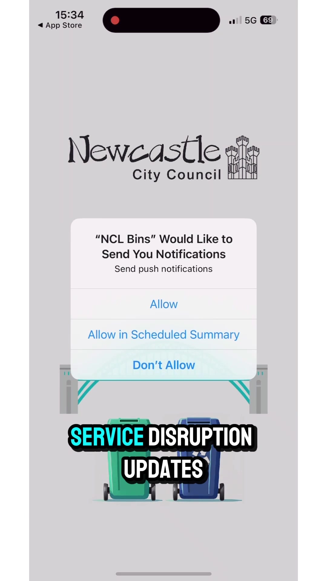 Never miss your bin collection again Newcastle’s new bins app is here ...