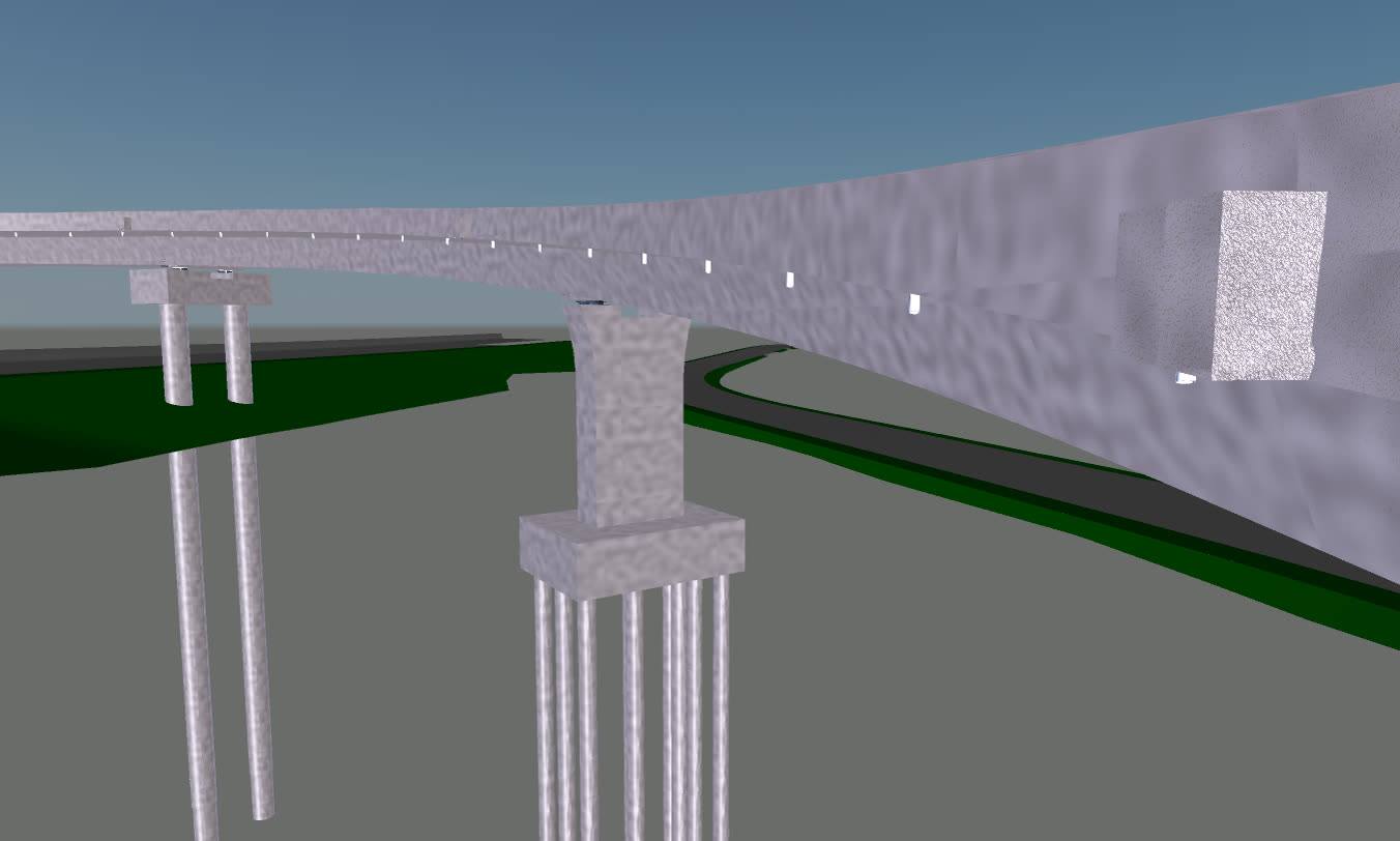 VIADUTO EM CAIXÃO - BIM | Animação de Viaduto em Caixão desenvolvido em ...