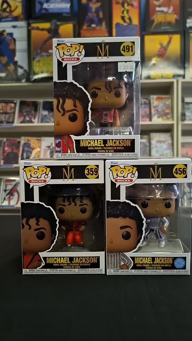 🕺✨ MICHAEL JACKSON FUNKO POPS IN STORE! ✨🕺 The King of Pop has