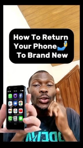 How To Return Your Old Phone🤳 To Brand New Phone🤳 #everyonefollowers # ...