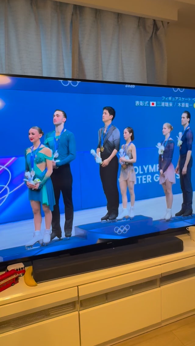 りくりゅうペア🥇🥇🥇おめでとう😘😘😘🥰🥰🥰 | Makoto Satou