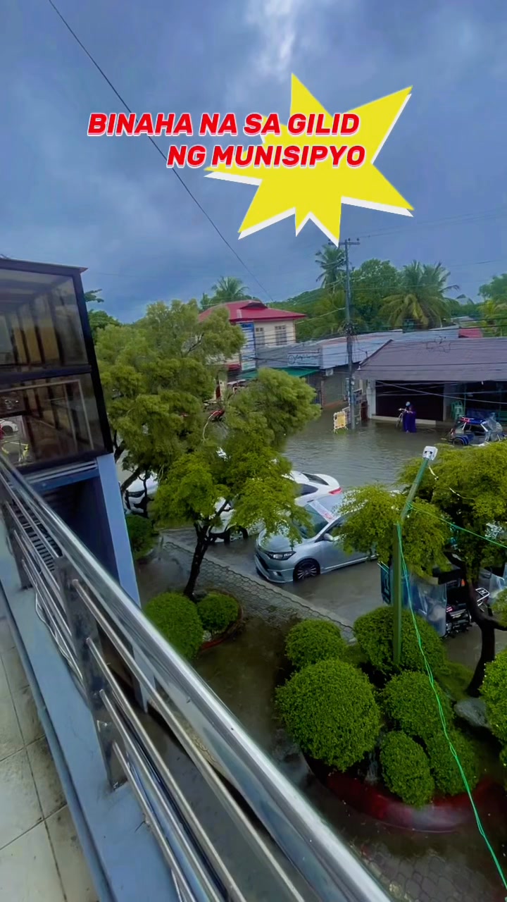 Binaha na sa gilid ng munisipyo #BugallonPangasinan #fypシviralシ2025 # ...