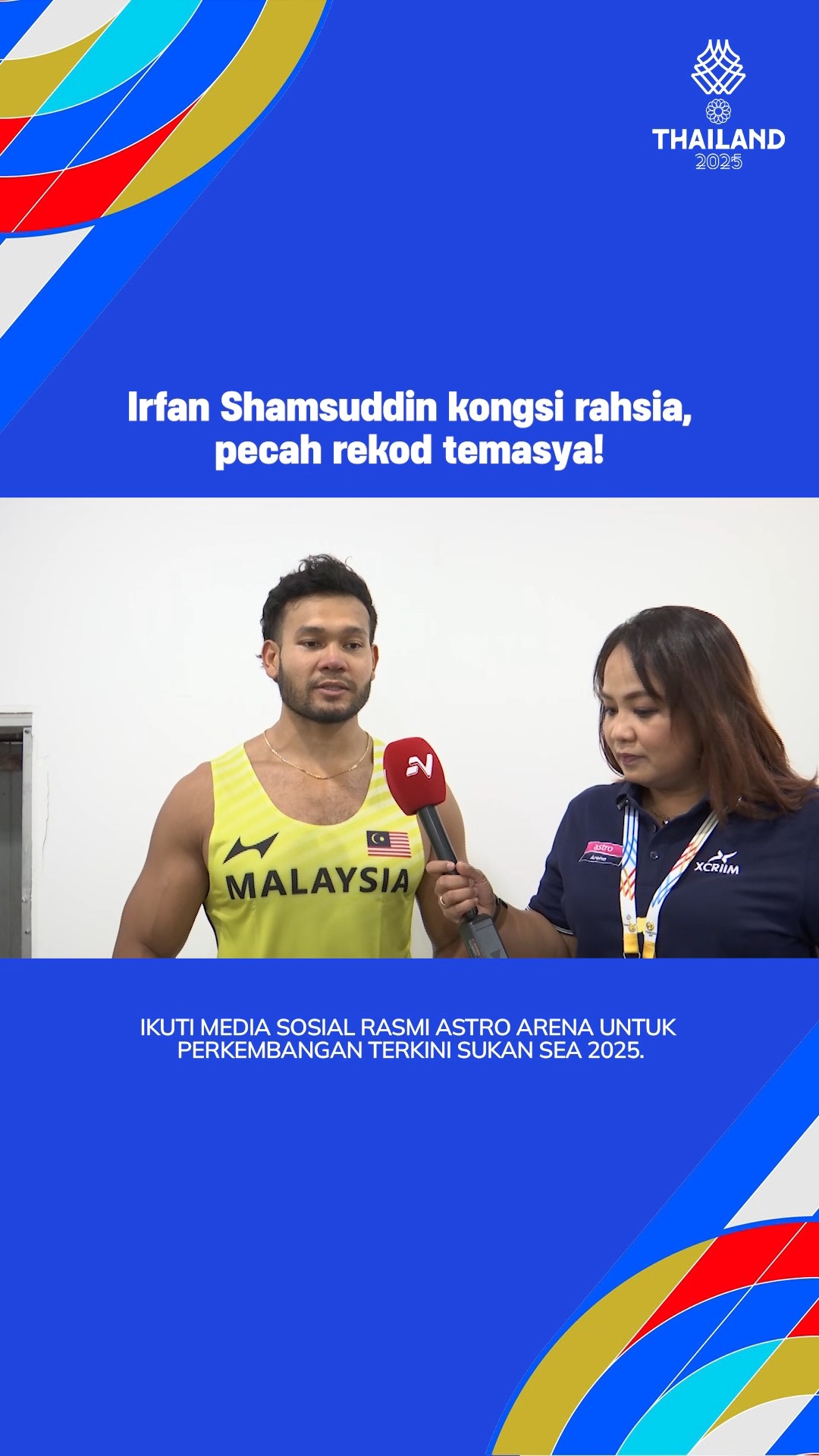 Jaguh lempar cakera negara, Irfan Shamsuddin kongsi rahsia meraih emas ...