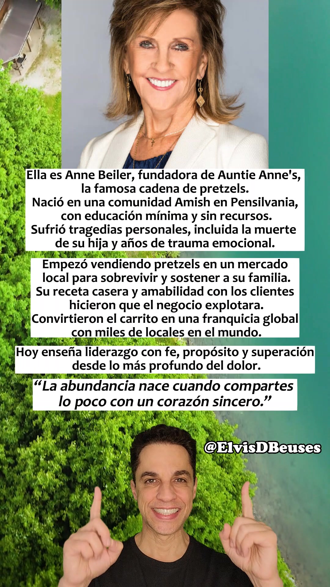 ¿Quién es Anne Beiler? ¿Cómo nació Auntie Anne’s? ¿Se puede emprender ...