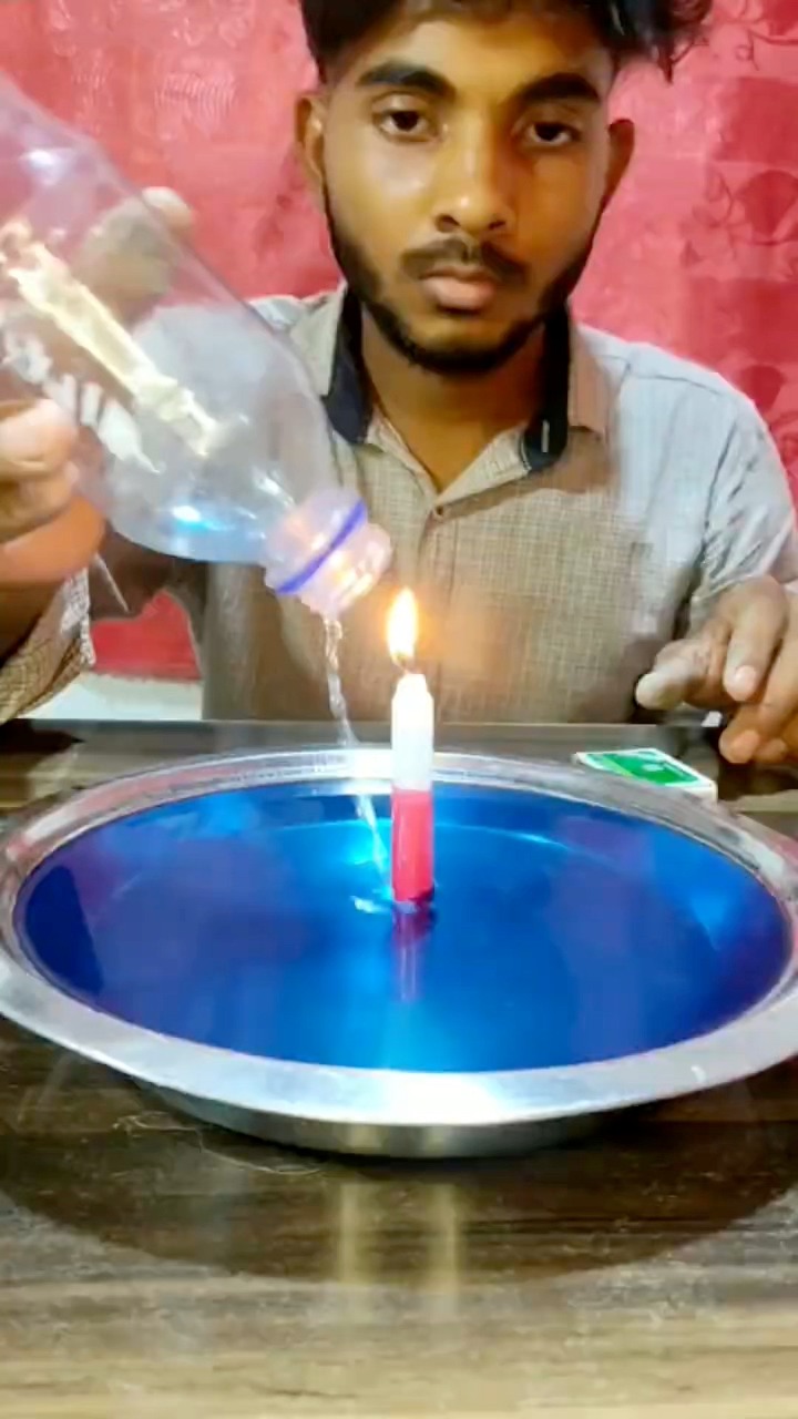 Candle and bottle experiment #experiment #science #experimentalmusic # ...
