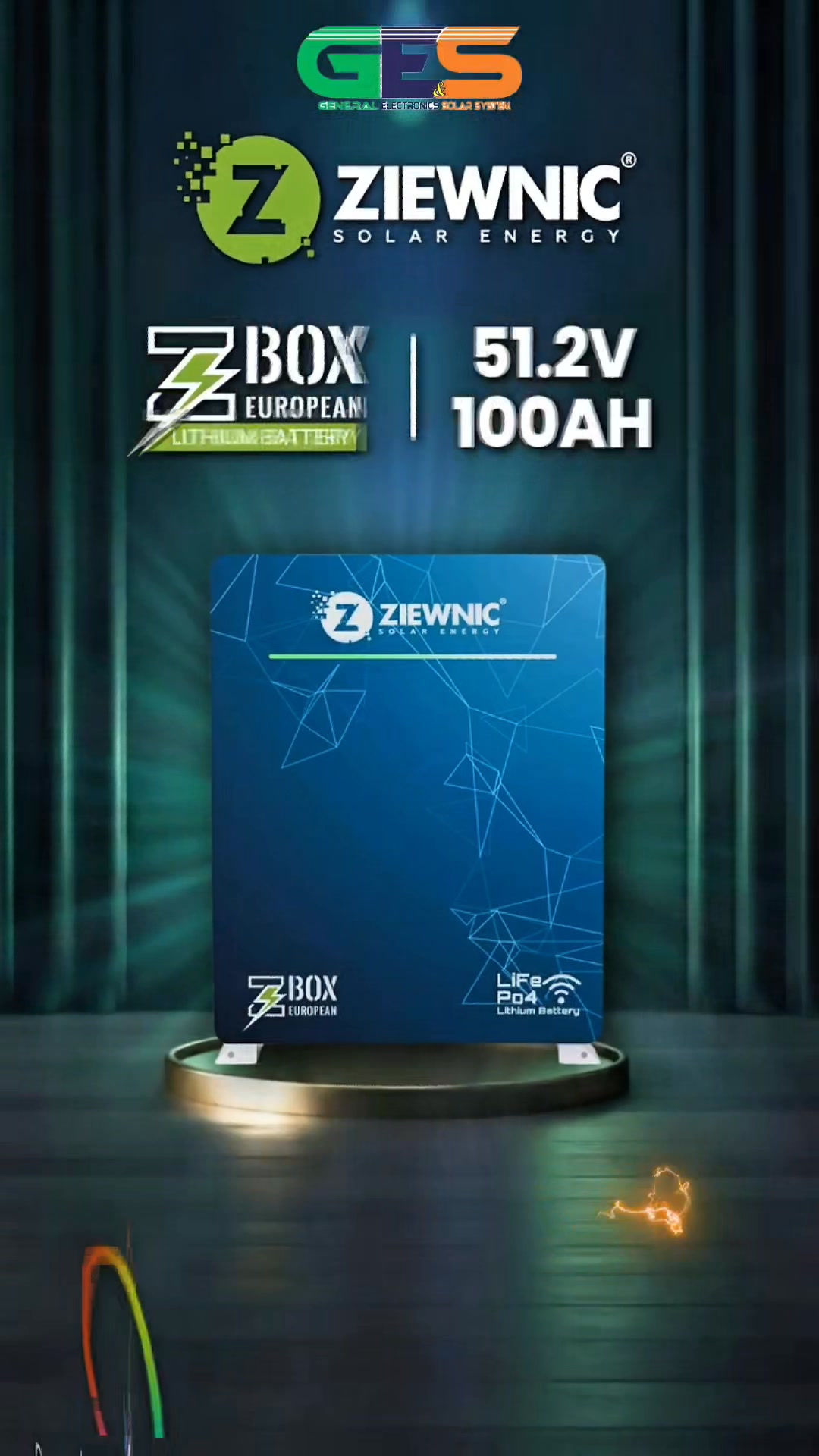 Ziewnic Z-Box Lithium Battery – 100Ah 51.2v (LiFePO₄) The Ziewnic Z-Box ...