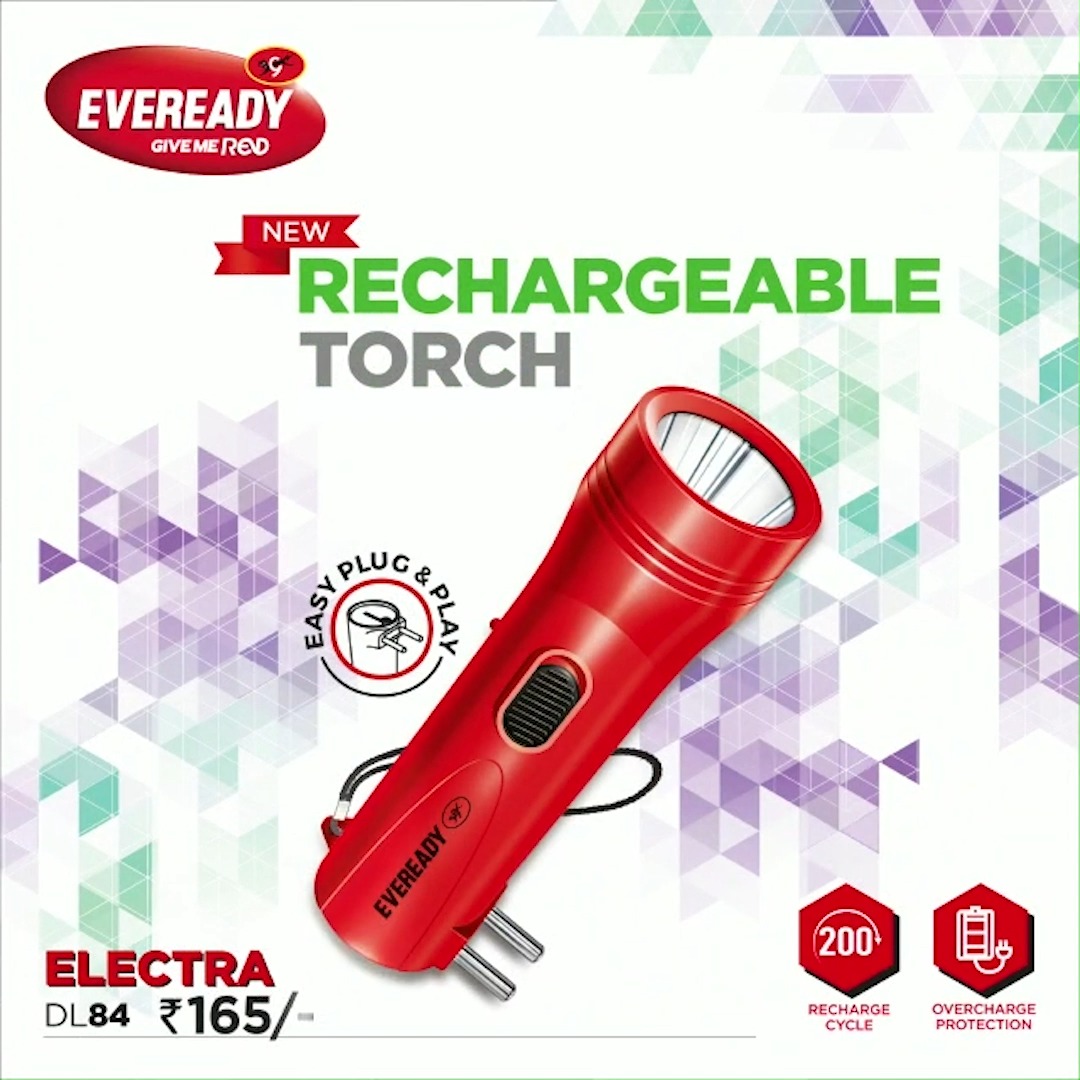 can you overcharge a rechargeable everready led flashlight battery Eveready Streak DL22 1W Emergency Torch Experience maximum convenience with #Eveready