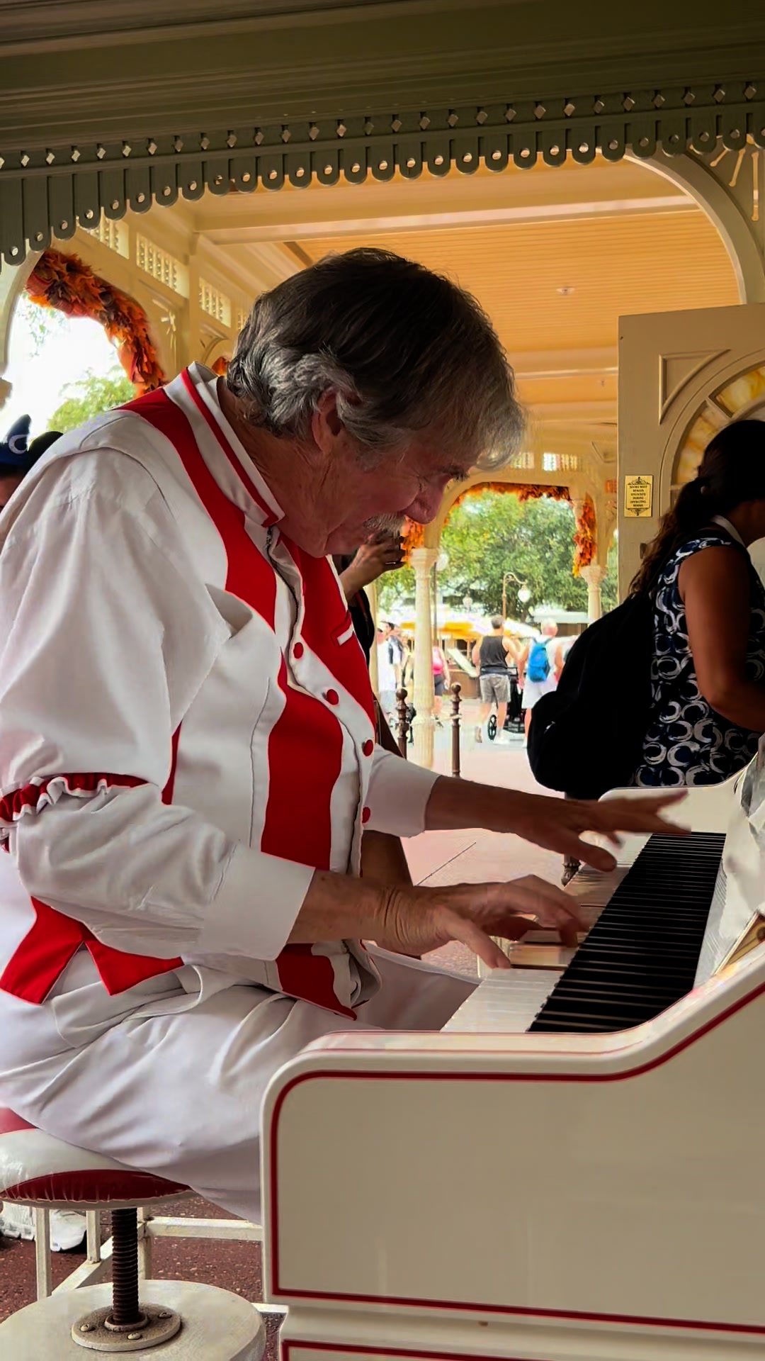 Randy Morris was playing patriotic songs. Randy Morris is very special ...
