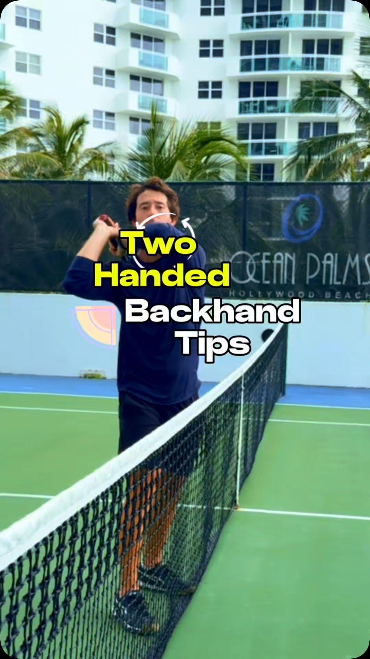 📝 Two Handed Backhand Tips 1️⃣ Racket Lag - Make sure to tilt your ...