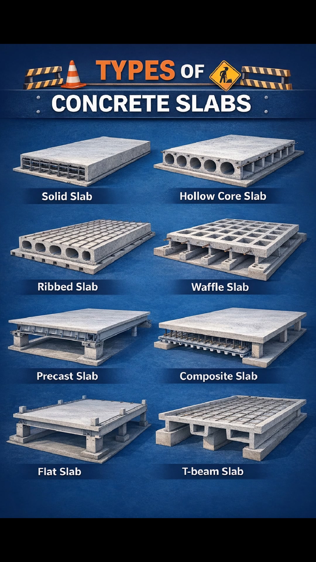 Types of concrete slabs | Professional Engineers Experiences | Facebook