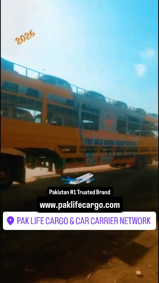 PAK LIFE CARGO & Car Carrier Network | Karachi