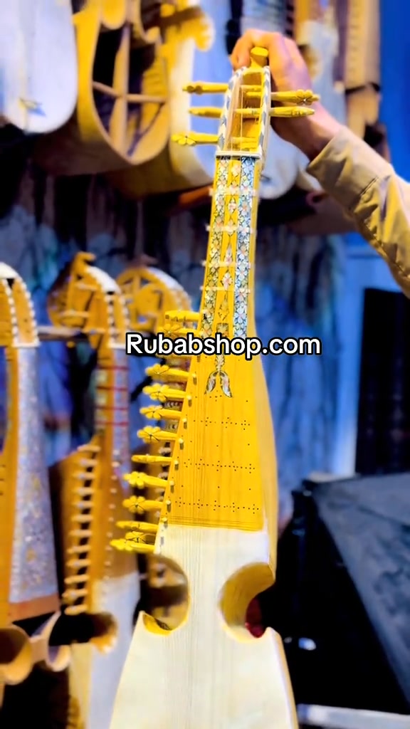 Making Rubab pegs - Rabab making with hands , by rubabshop.com # ...