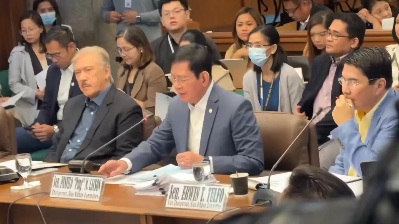 WATCH | Iginiit ni Sen. Rodante Marcoleta sa Blue Ribbon Committee na ...