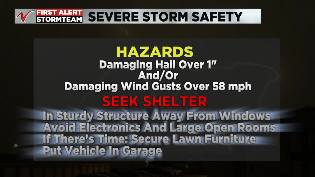 A Severe Thunderstorm Warning has been issued for Traill, Steele, Cass ...